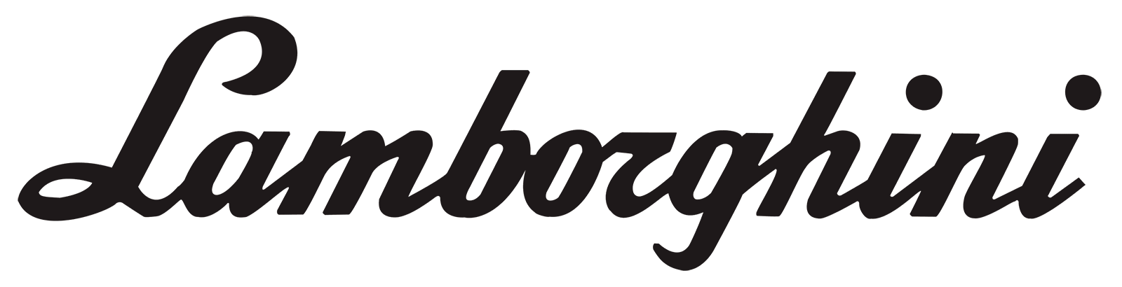 ламборгини лого текст